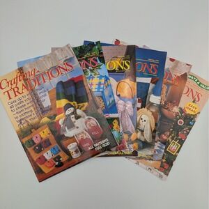 Crafting Traditions Magazine 1998 Full Year Lot 6 Issues Vintage Country DIY Set